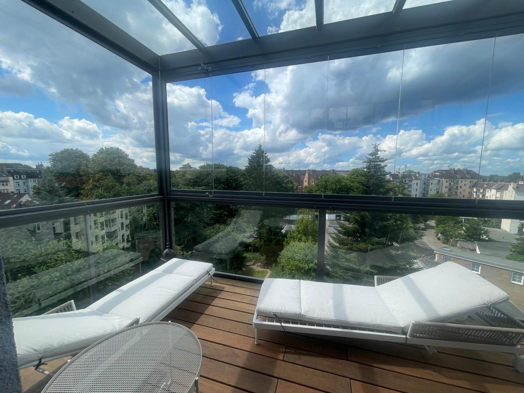 Luxus Penthouse Waterview Apartment Kiel Exterior photo